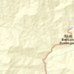 Belisario Domínguez Street Map