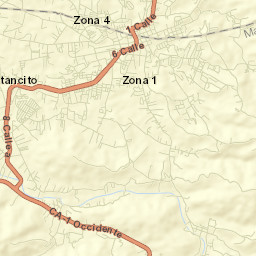 Huehuetenango Street Map