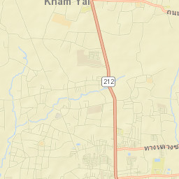 Amphoe Mueang Ubon Ratchathani Street Map