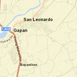 Gapan Street Map