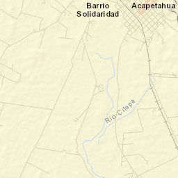 Acapetahua Street Map