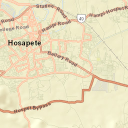 Hospet Street Map