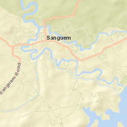 Sanguem Street Map