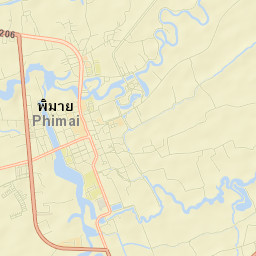 Phimai Street Map