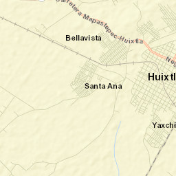 Huixtla Street Map