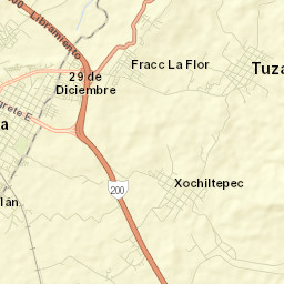 Xochiltepec Street Map