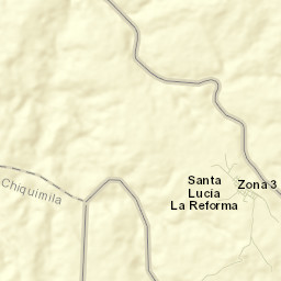 Santa Lucia La Reforma Street Map