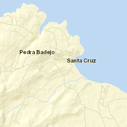 Pedra Badejo Street Map