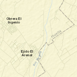 Colonia Obrera Street Map