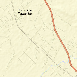 Estación Tuzantán Street Map