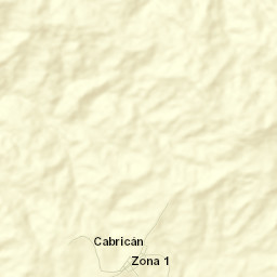Cabricán Street Map