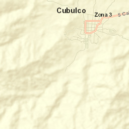 Cubulco Street Map