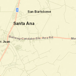 Santa Ana Street Map