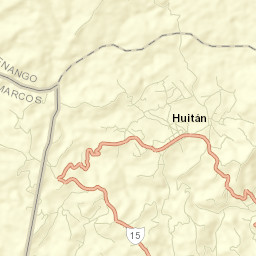 Huitán Street Map