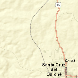 Santa Cruz del Quiché Street Map