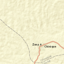 Municipio de Chinique Street Map