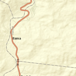 Ilama Street Map