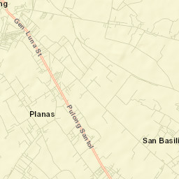 San Basilio Street Map