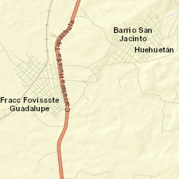 Estación Huehuetán Street Map