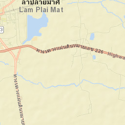 Amphoe Lam Plai Mat Street Map