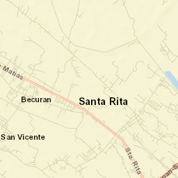 Santa Rita Street Map