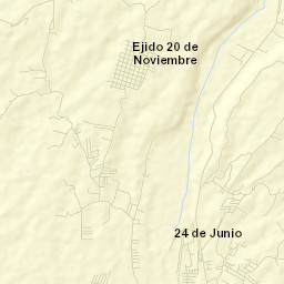 Veinte de Noviembre Street Map