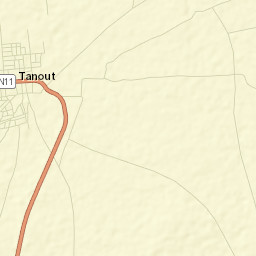 Tanout Street Map