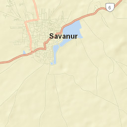 Savanur Street Map