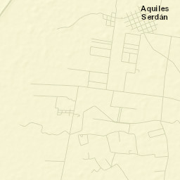 Aquiles Serdán Street Map