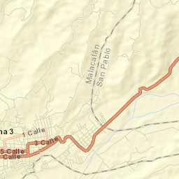 Malacatán Street Map