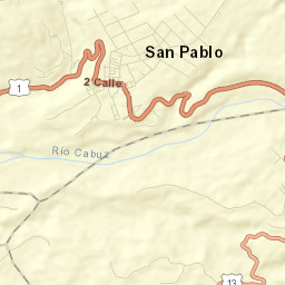San Pablo Street Map