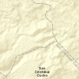 San Cristóbal Cucho Street Map