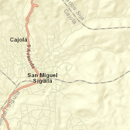 Cajolá Street Map