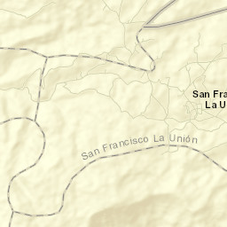 San Francisco la Unión Street Map