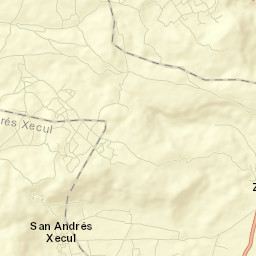 San Andrés Xecul Street Map
