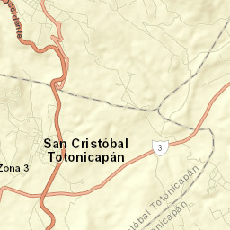 San Cristóbal Totonicapán Street Map