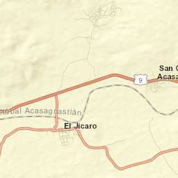 El Jícaro Street Map
