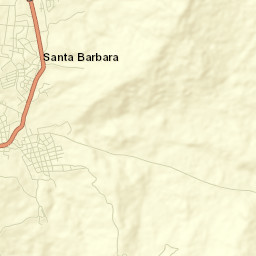 Santa Bárbara Street Map