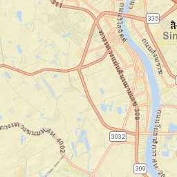 Sing Buri Street Map