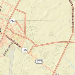 Amphoe Mueang Surin Street Map