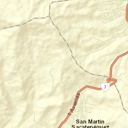 San Martín Sacatepéquez Street Map