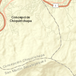 Municipio de Concepción Chiquirichapa Street Map