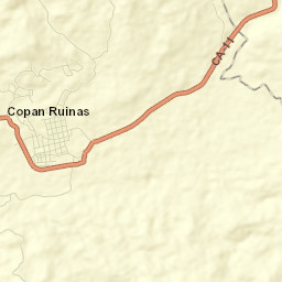 Copán Street Map