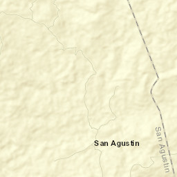 San Agustín Street Map