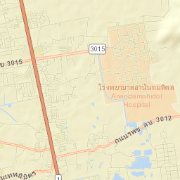 Muang Lop Buri District Street Map