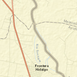 Frontera Hidalgo Street Map