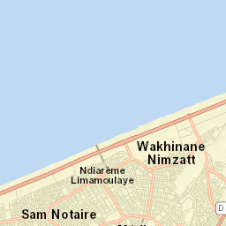 Guédiawaye Department Street Map