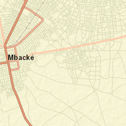 Mbaké Street Map