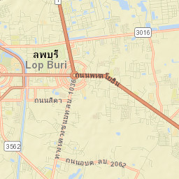 Lop Buri Street Map