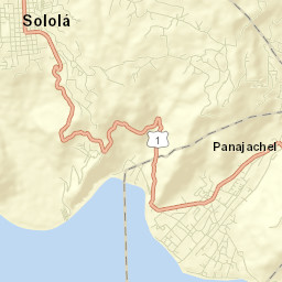 Sololá Street Map